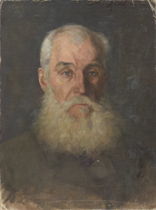 Julie Wilhelmine Hagen - Schwarz, Un ritratto di un uomo, Art Museum of Estonia's